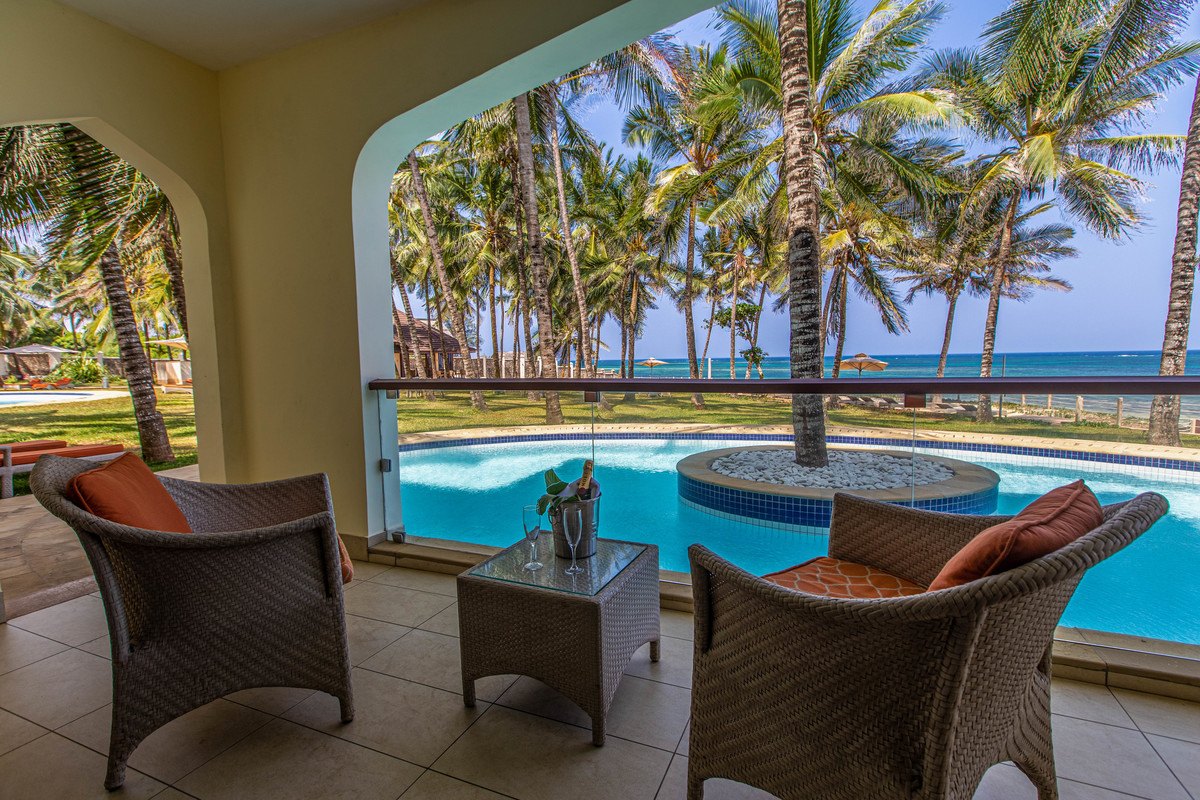 Fotografia de hotéis na praia 