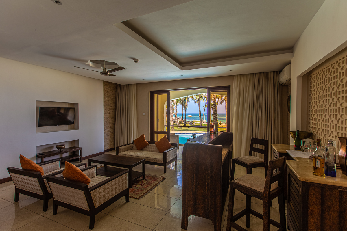 Fotografia de hotéis na praia 