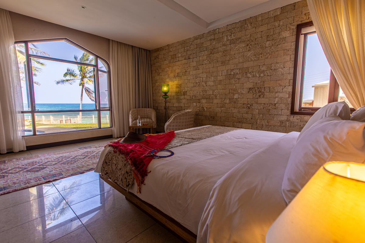 Fotografia de hotéis na praia 