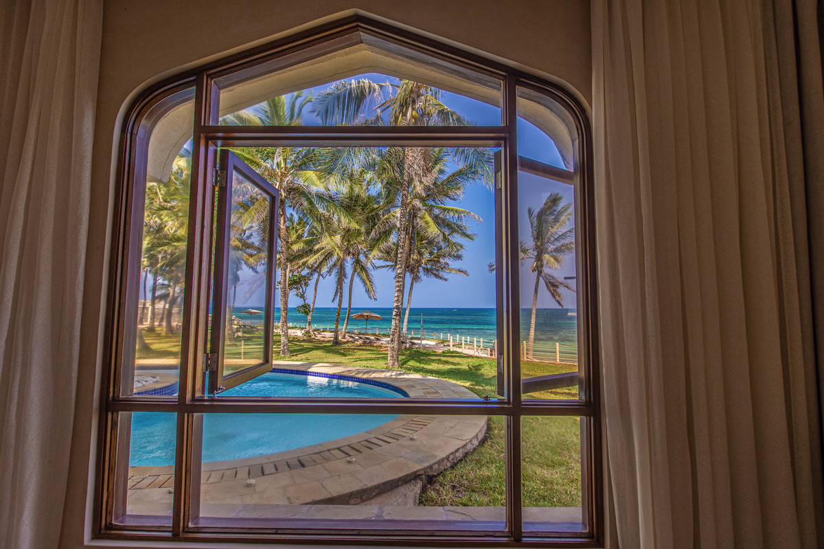 Fotografia de hotéis na praia 