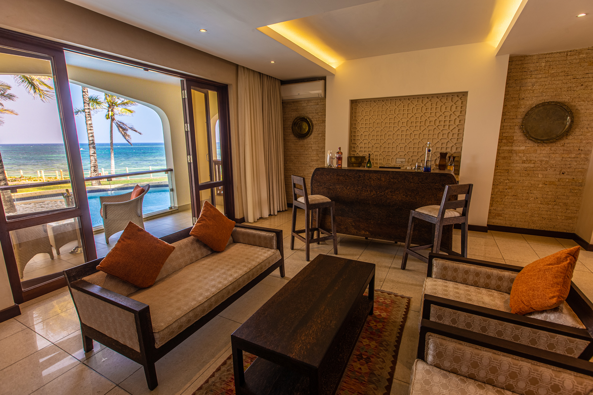 Fotografia de hotéis na praia 