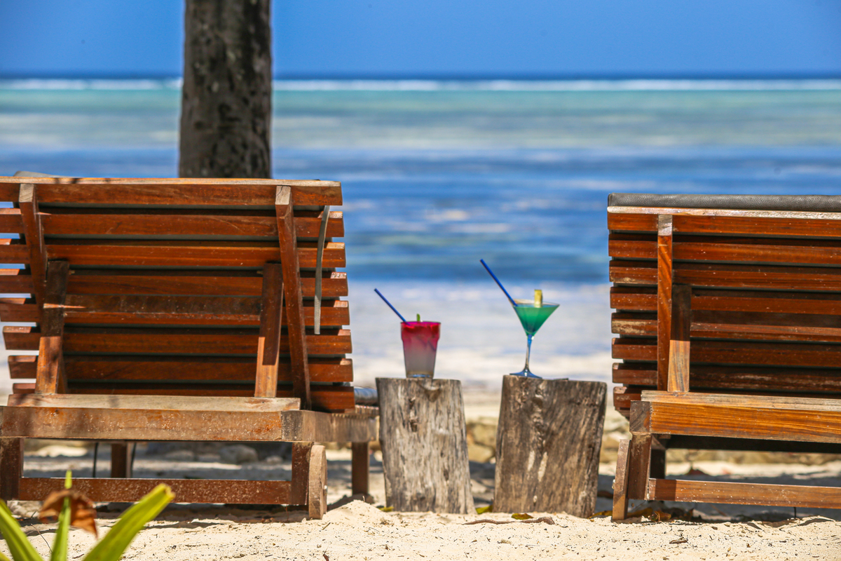 Fotos de Hotéis na praia  em Zanzibar drinks na praia 