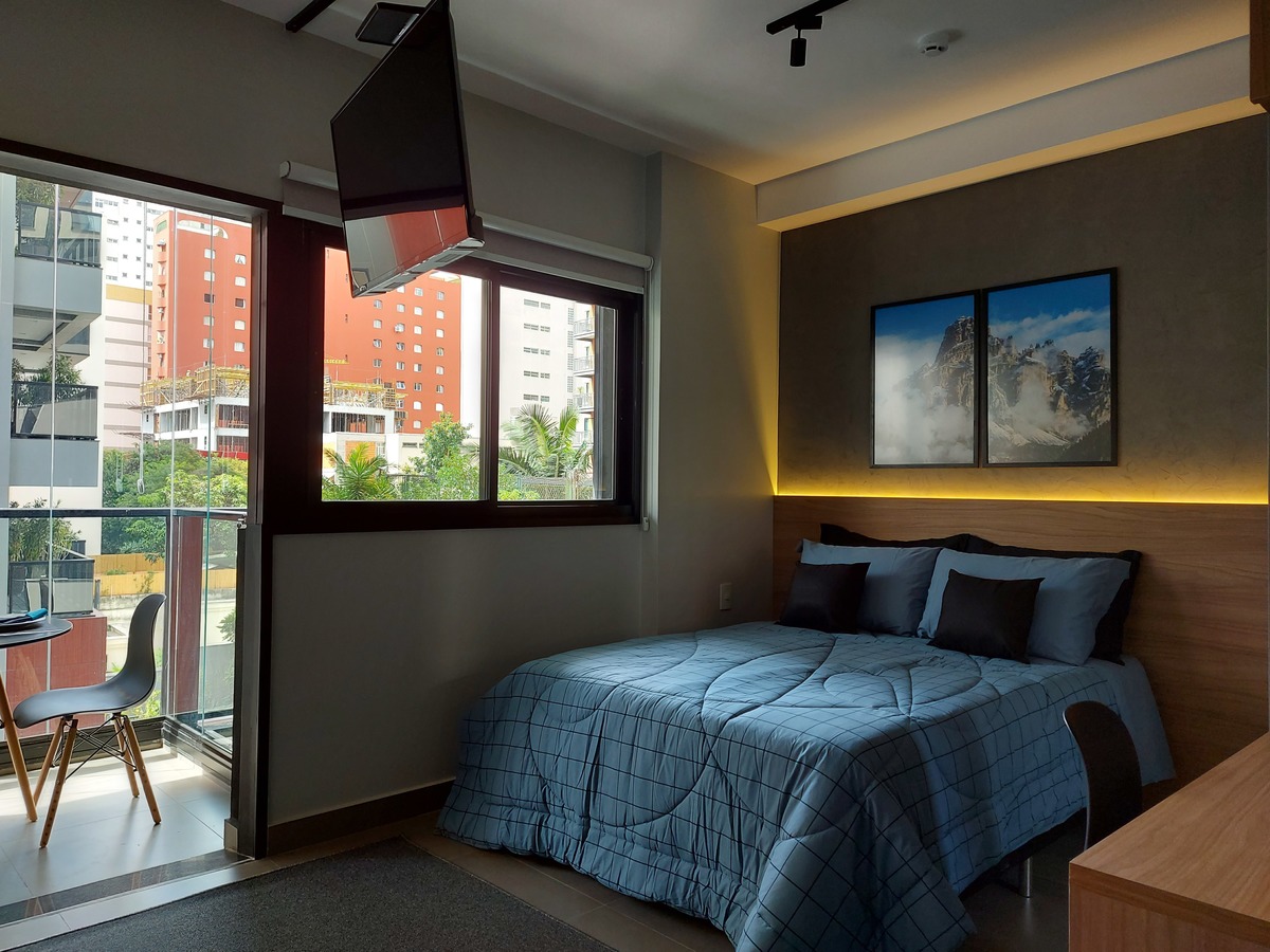 Fotografia profissional para Airbnb. Belo apartamento em Moema. 