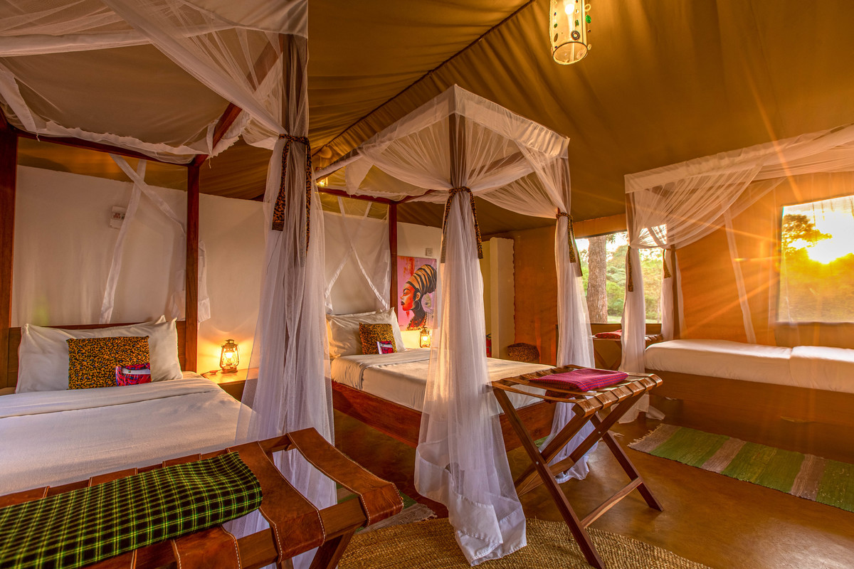 Fotos profissionais para pousadas 
quarto duplo. 