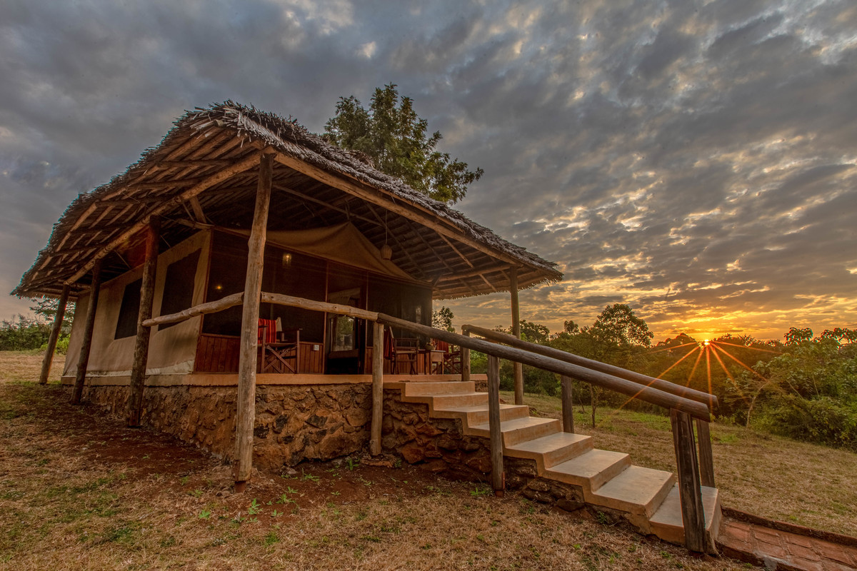 Fotos profissionais para pousadas. 
Tenda na tanzania. 