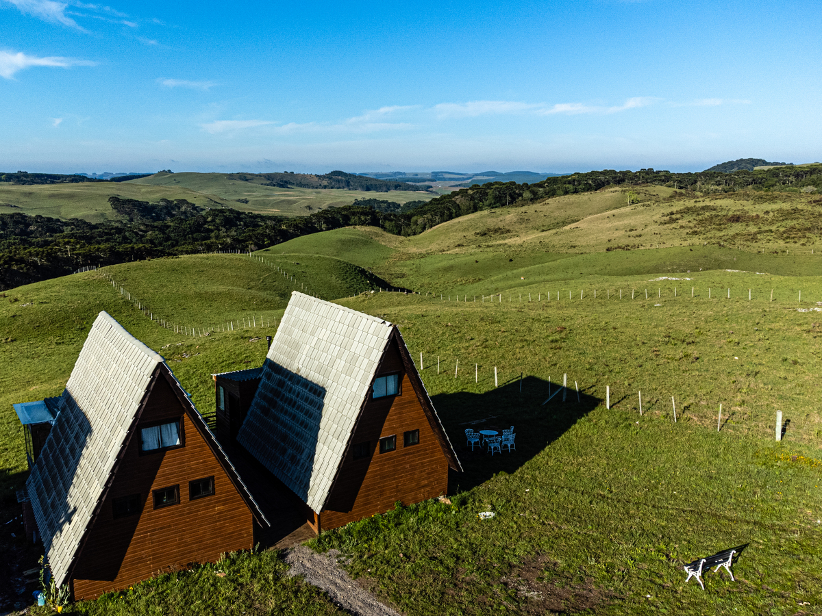 Fotografia de drone A Vista do Vale Chalés