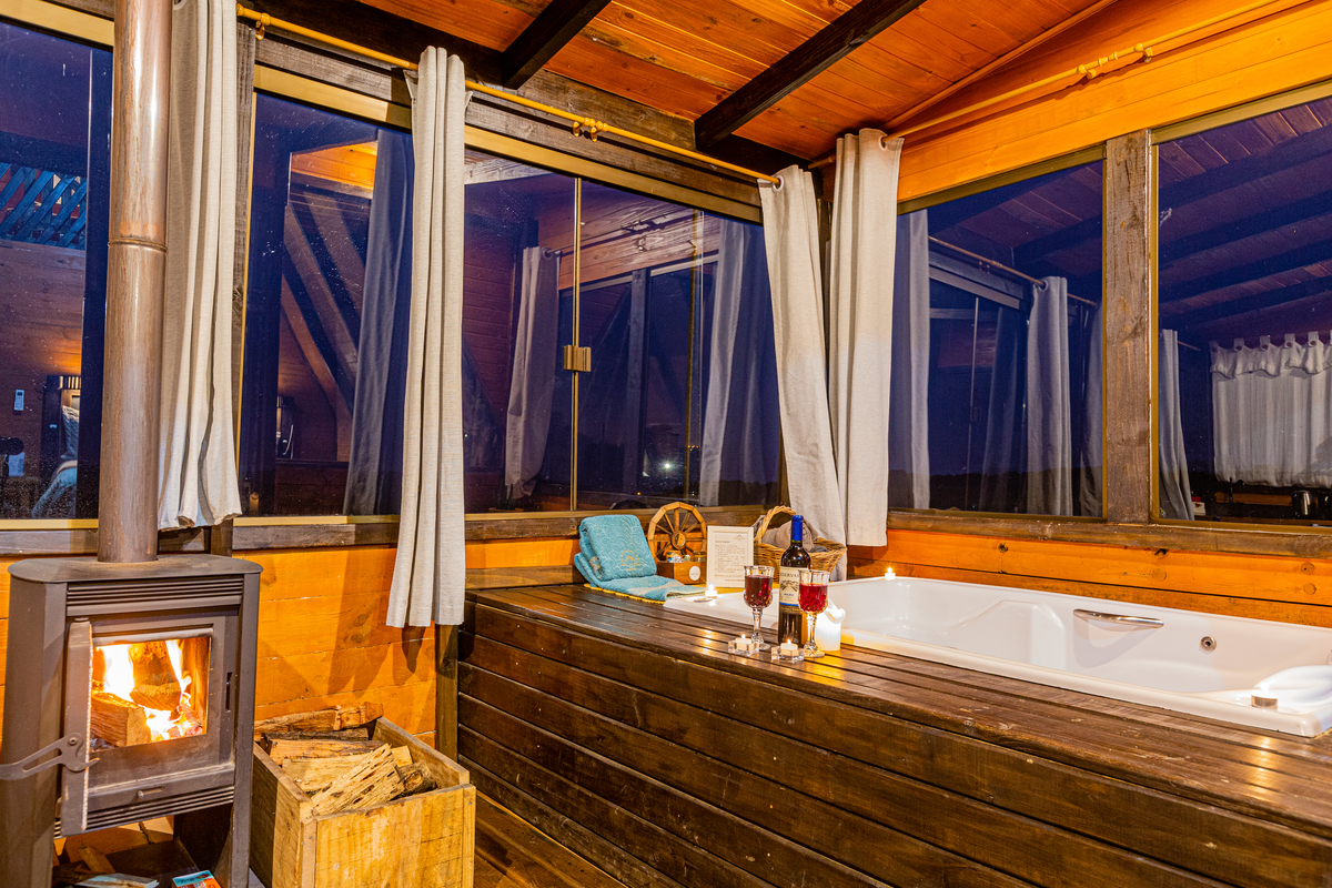 Fogo para esquentar o Vista do Vale Chalés