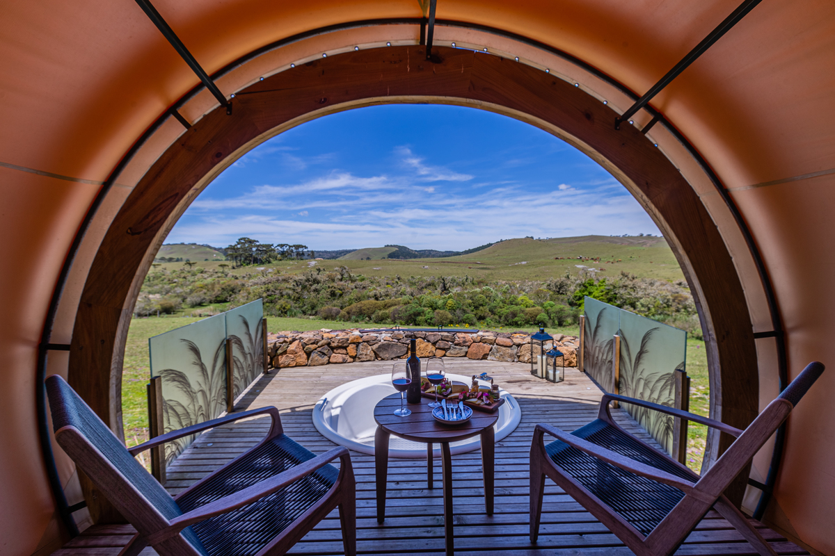 Vista para a natureza  no Parador Cambará do Sul 