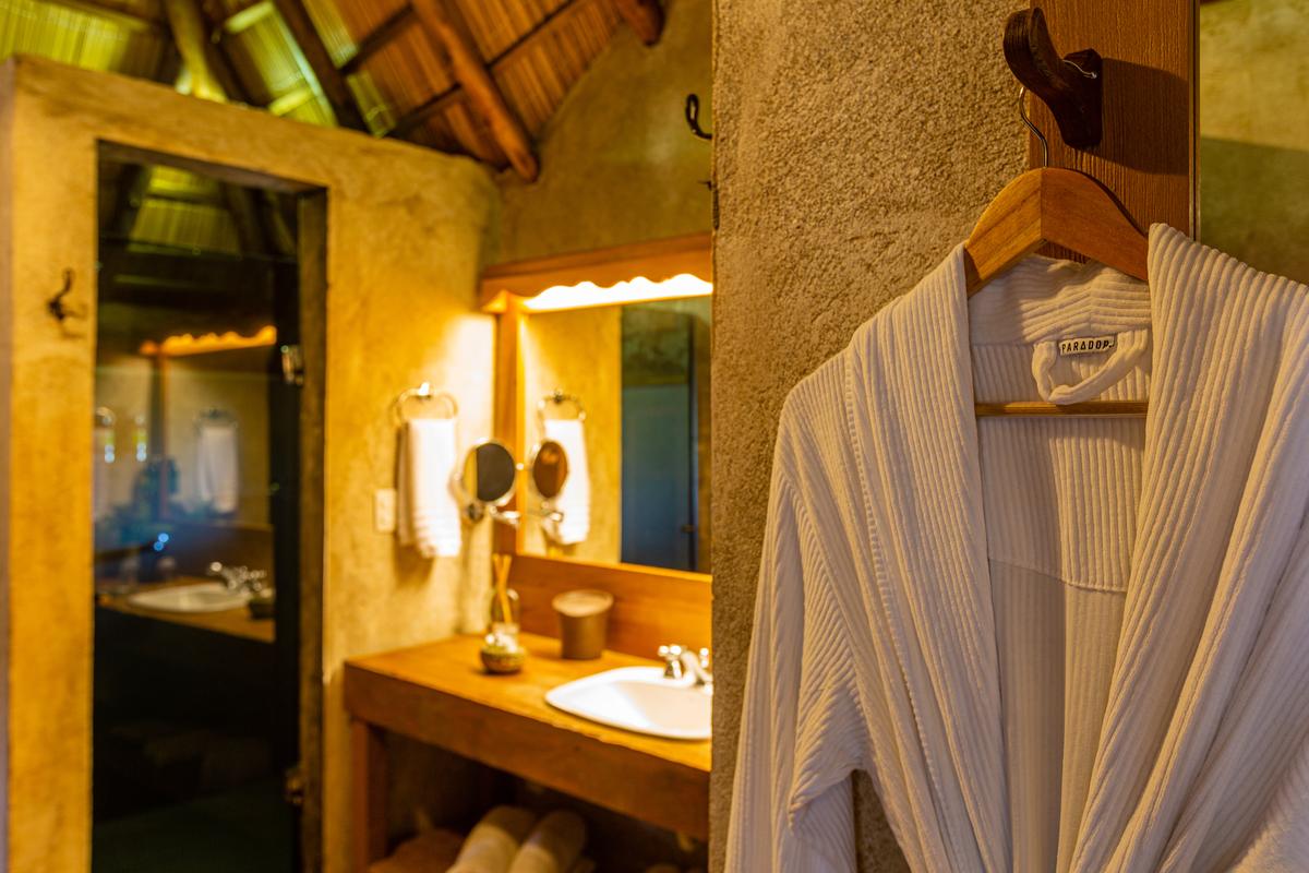 Roupão e todo o requinte  no Parador Cambará do Sul 