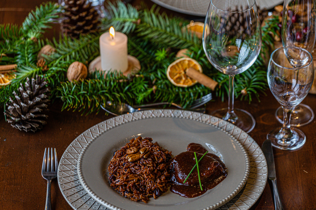 Comida ceia de Natal 