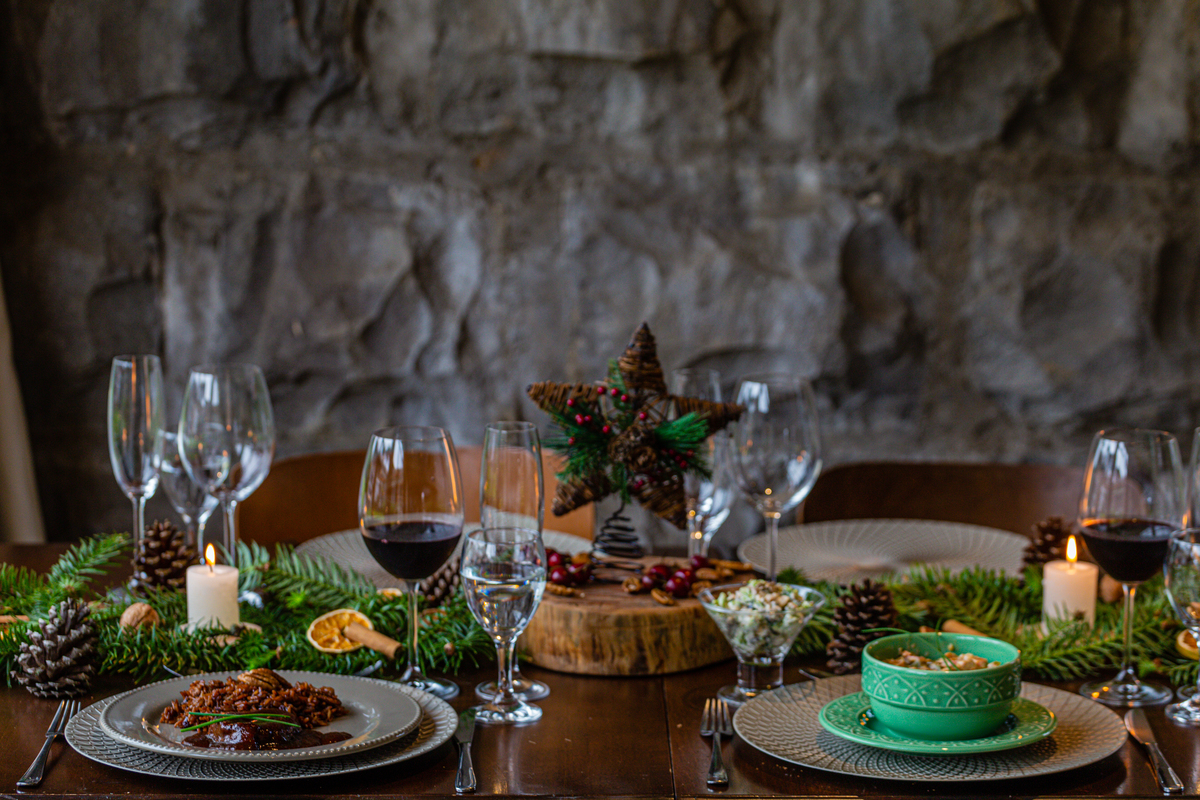 Mesa farta de Natal 