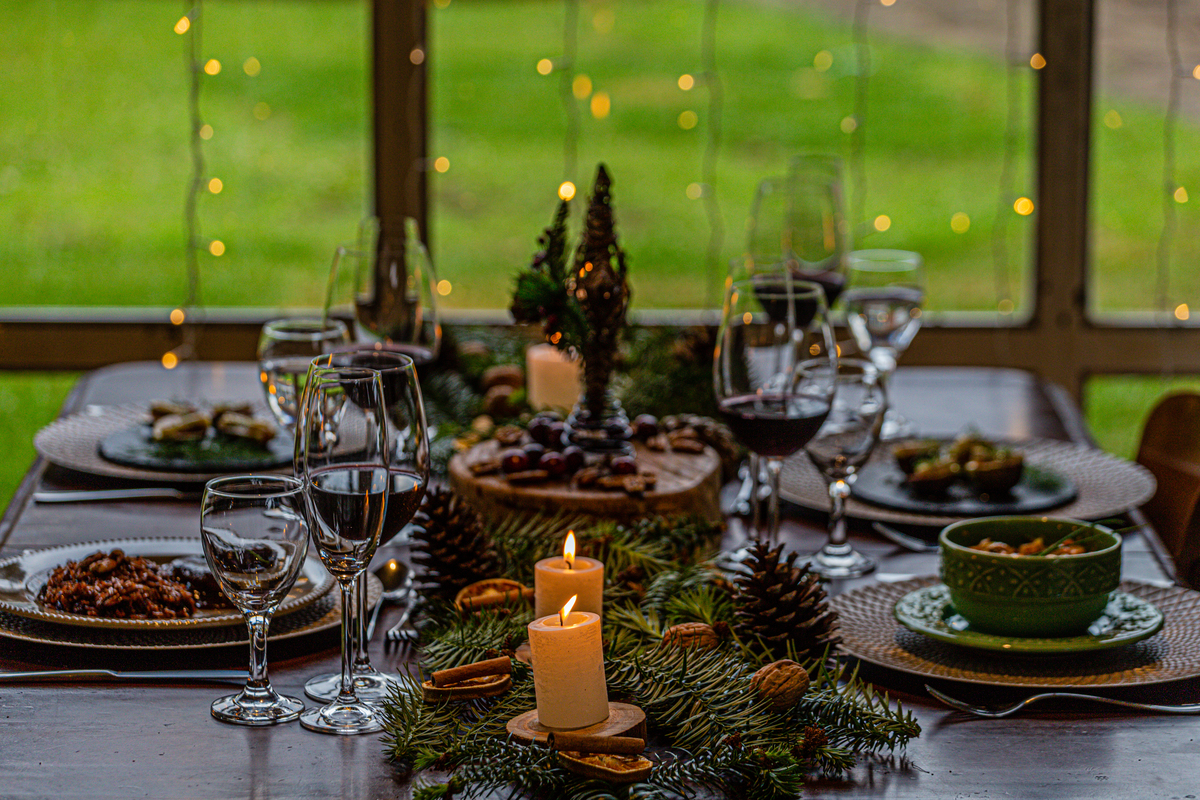 Uma bela ceia de Natal 