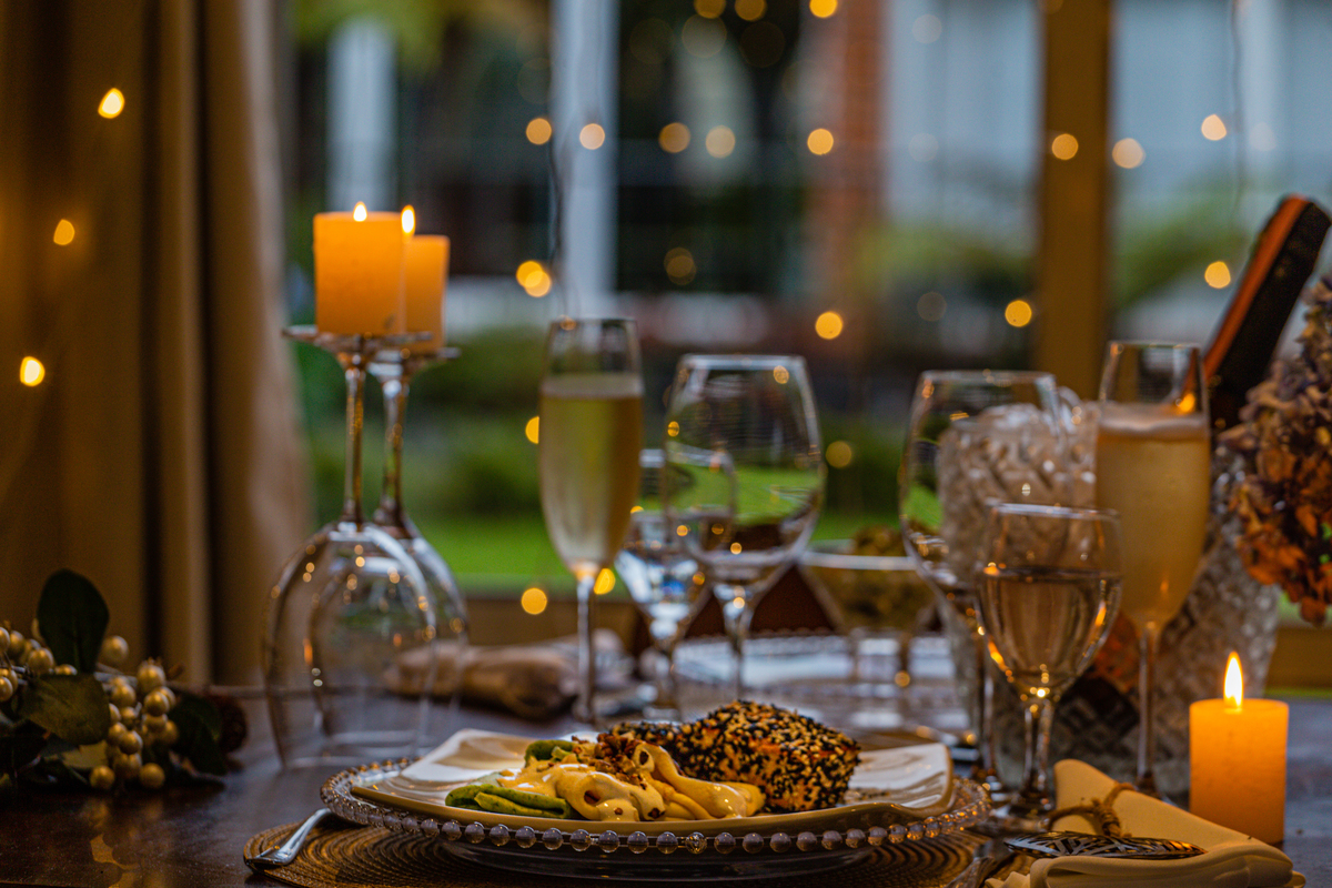 Noite de natal e ceia 