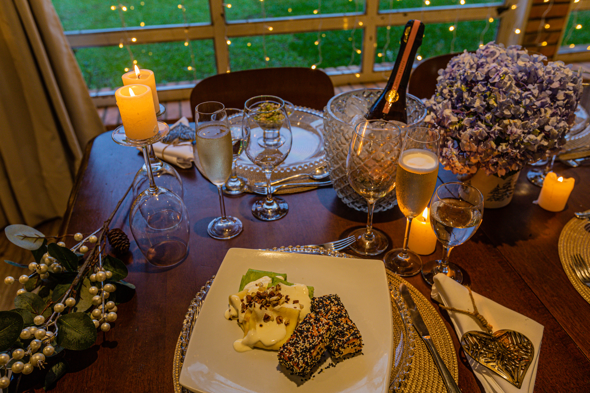 Uma linda ceia de Natal 