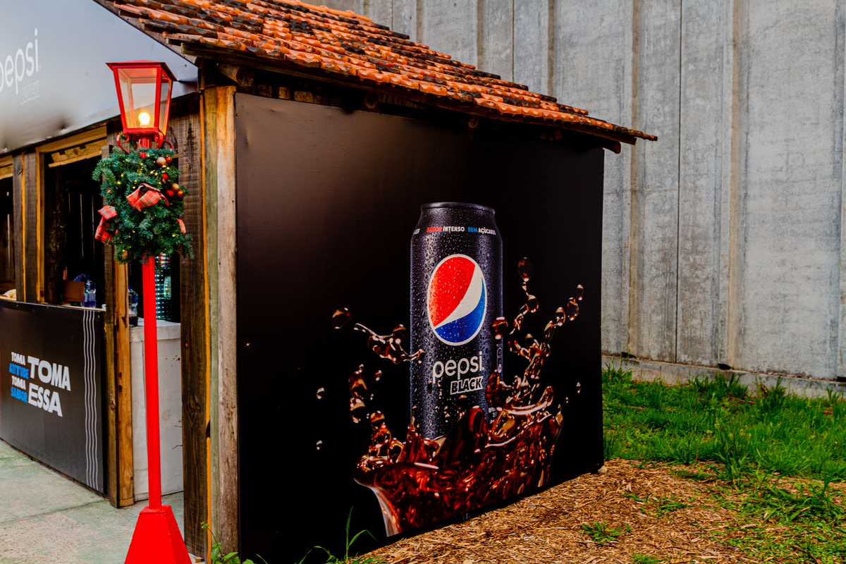 Campanha da Pepsi na Expogramado, Quiosque de vendas 