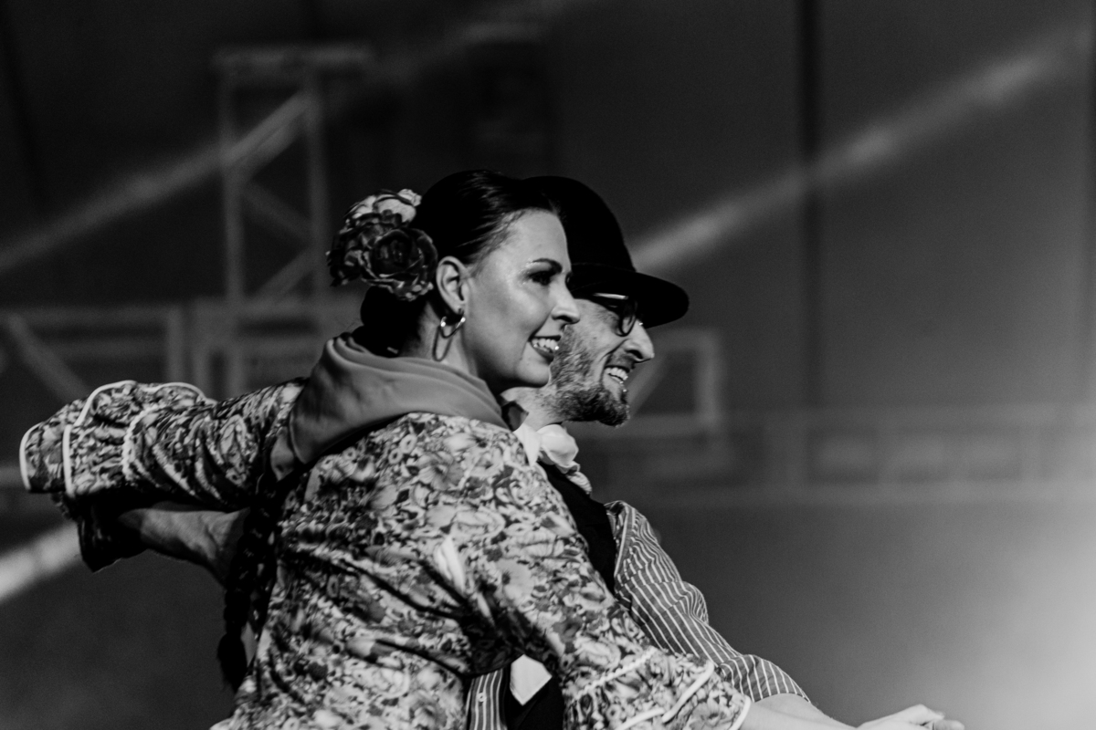 Fotos da dança folclórica do Bailado Gaúcho em preto e branco Eduardo Brancalion II