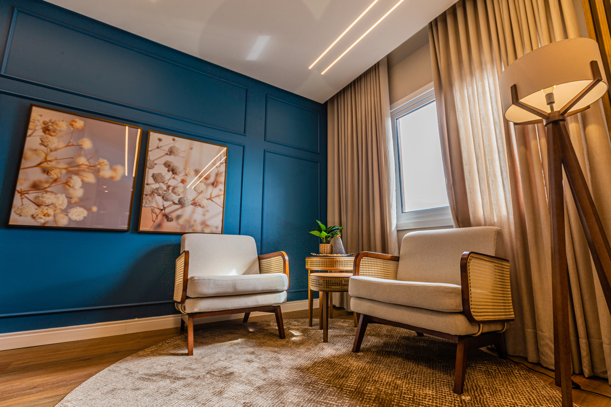 Fotos profissionais para apartamentos, casas e empreendimentos imobiliários em Gramado e Canela. Cantinho da leitura. 