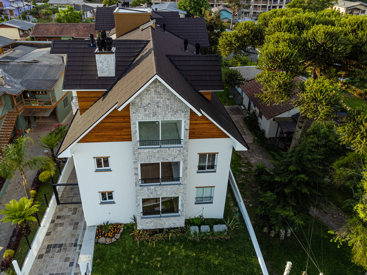 Fotografia  profissional para um apartamento para locação no Airbnb em Gramado. Fotografia de drone para empreendimentos imobiliários. 