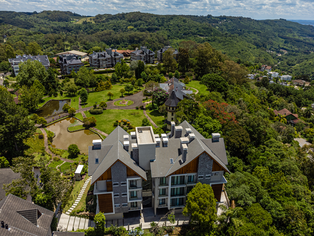 Fotografia profissional de drone para Imobiliárias Gramado. Bairro Bavaria. 
