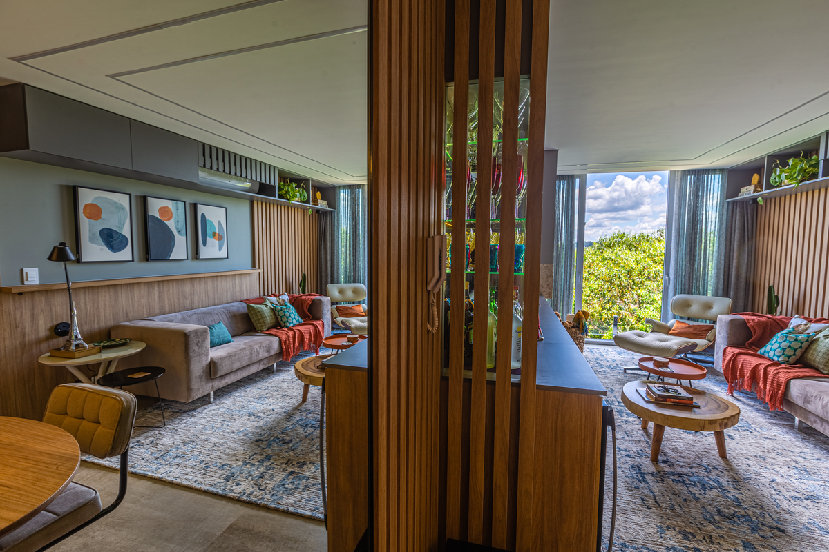 Fotografia profissional para Imobiliárias Gramado. Arte com espelhos. 
