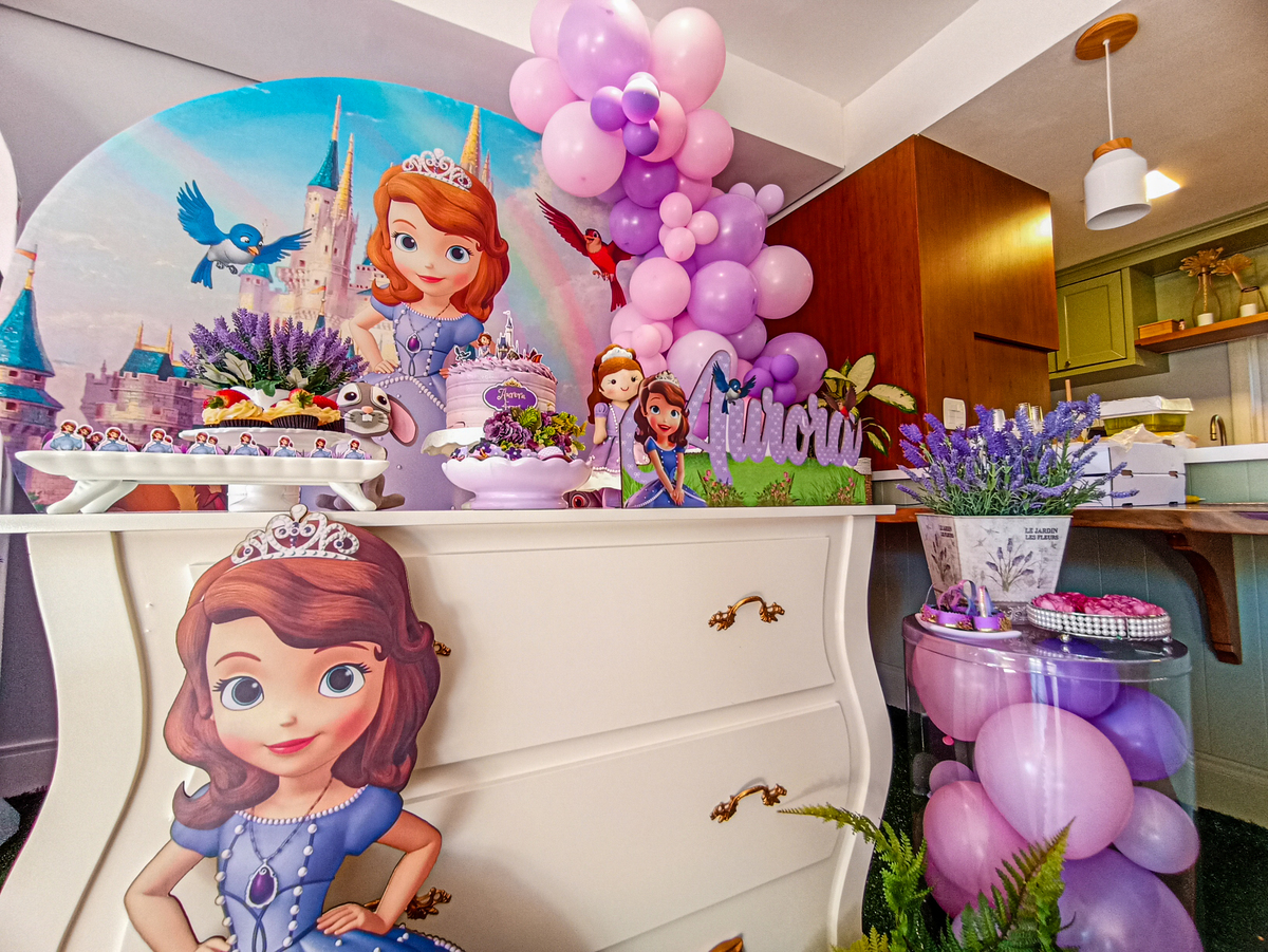 Fotografo para aniversario infantil em Gramado e Canela.  Decoração das princesas. 