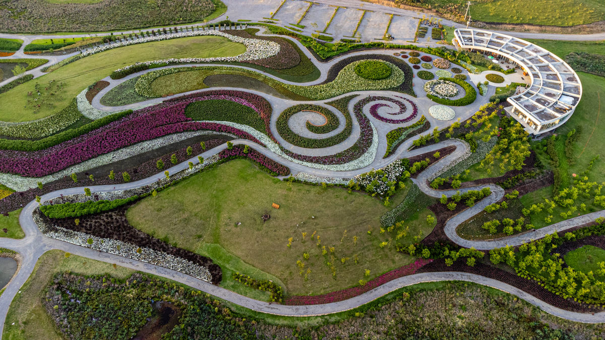 Fotos de drone do Mátria parque de Flores