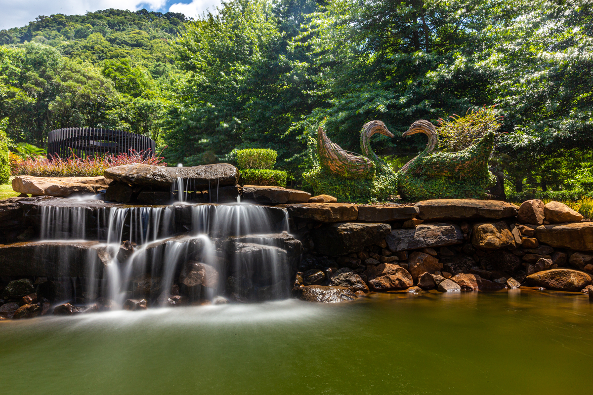 Cachoeira no Garden Park em Gramado 