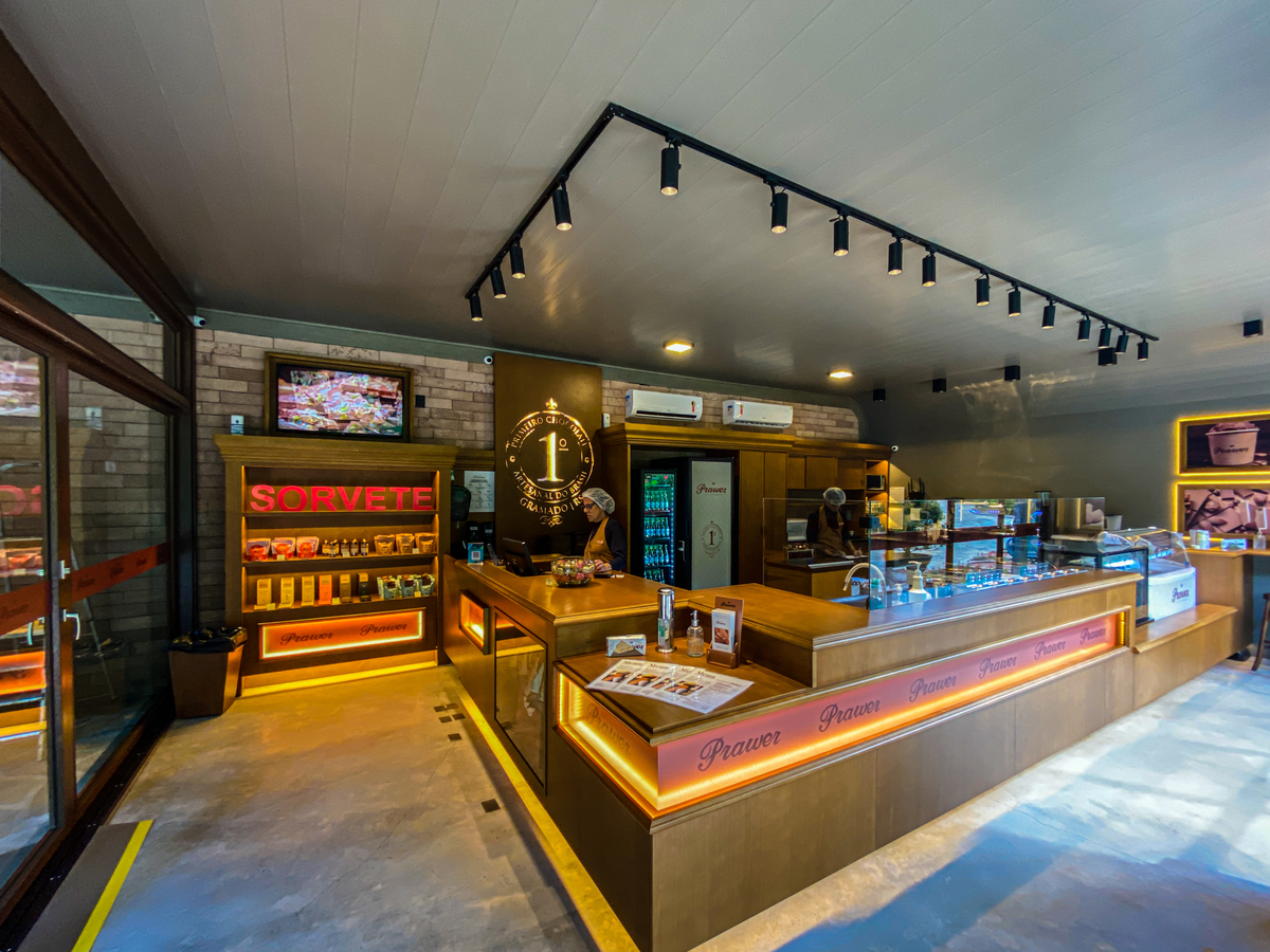 Loja da Prawer chocolates  no Garden Park em Gramado 