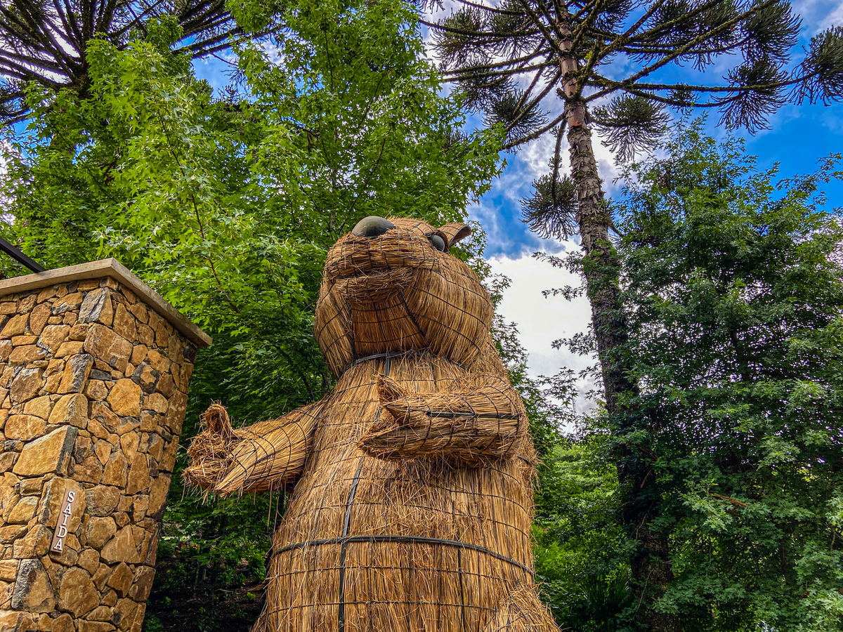 Estatuas do Garden Park em Gramado 