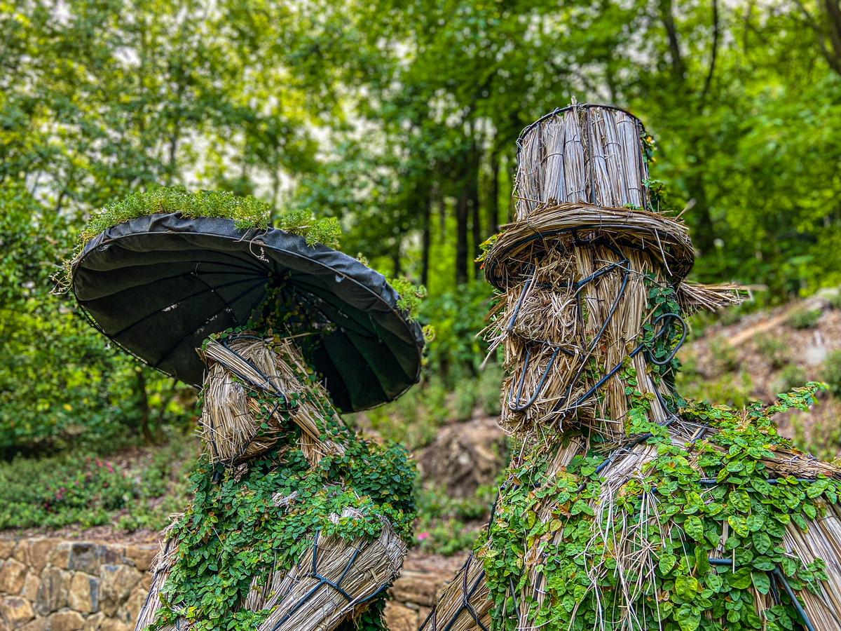 Detalhes das esculturas Garden Park em Gramado 