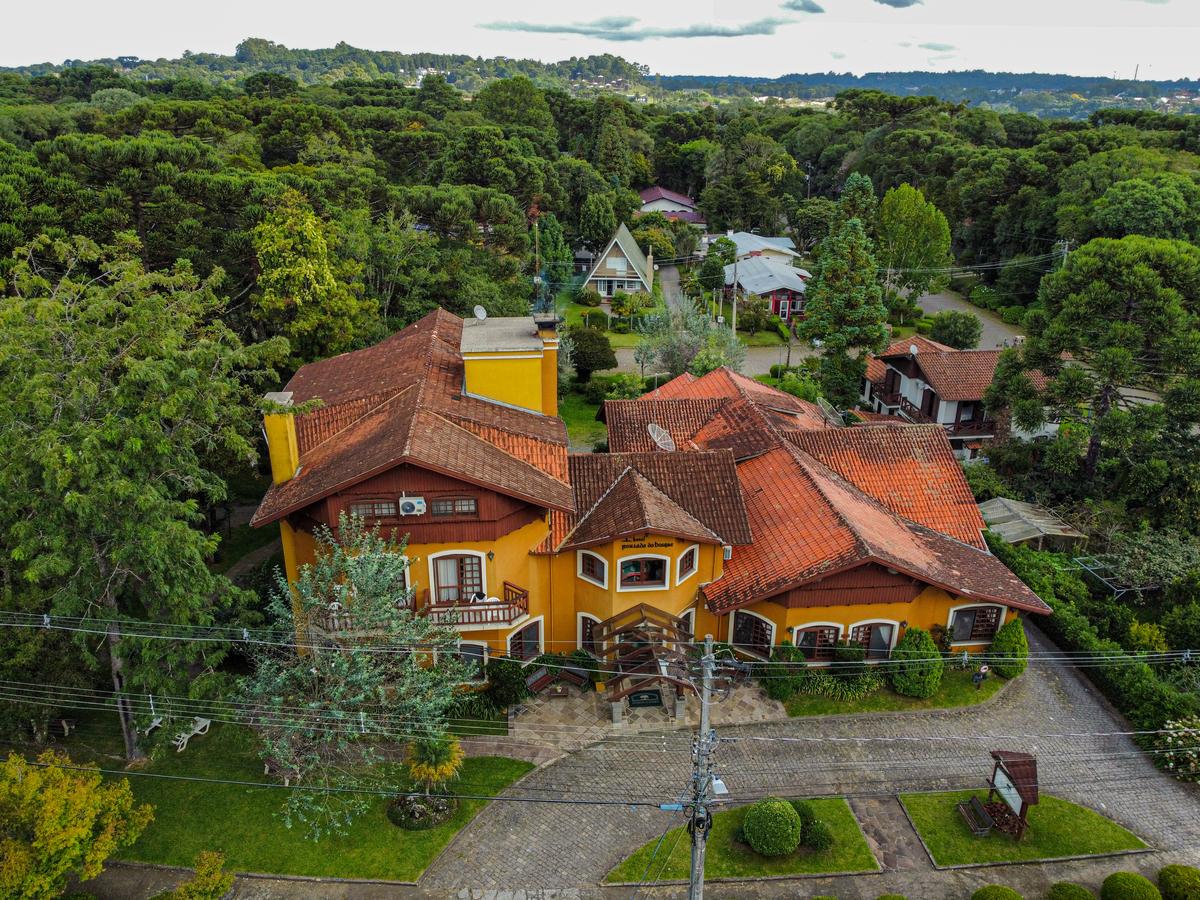 Foto área da Pousada Bosque Canela