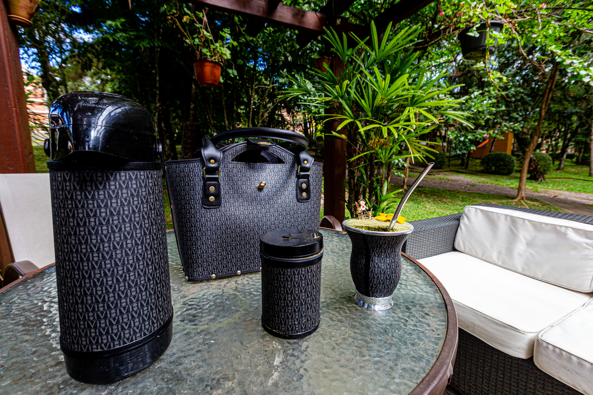 Chimarrão  na Pousada Bosque Canela. 