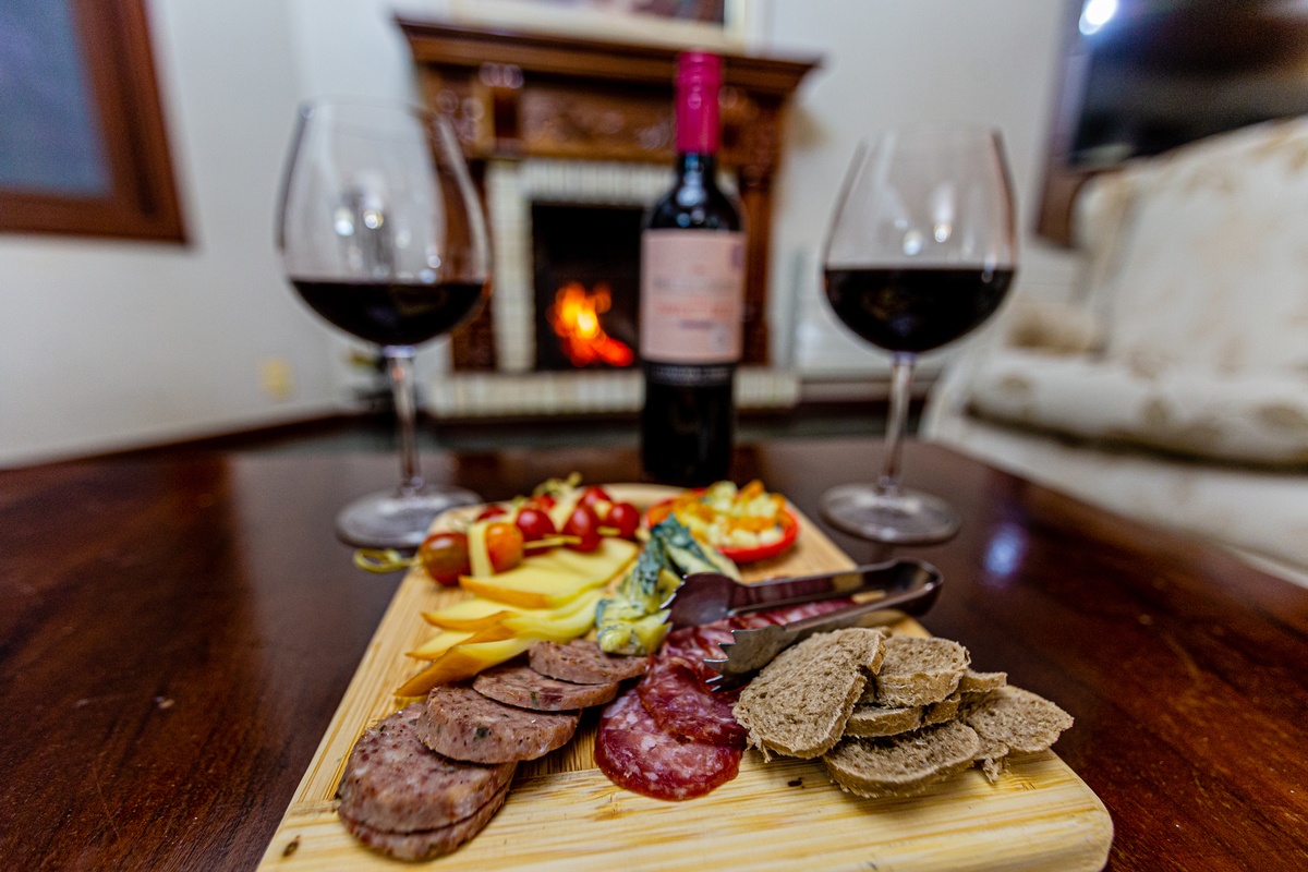 Jantar romântico em Canela