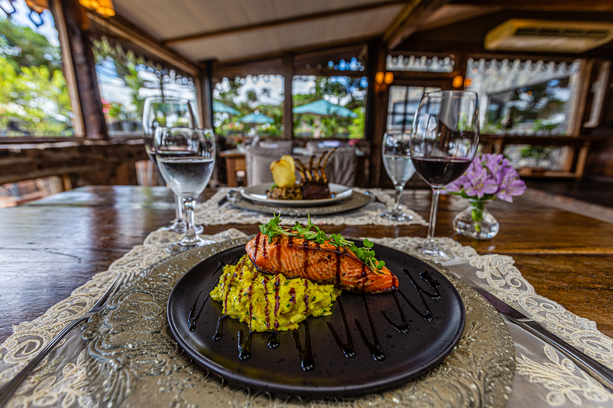 Todo o requinte da culinária do La Hacienda. 