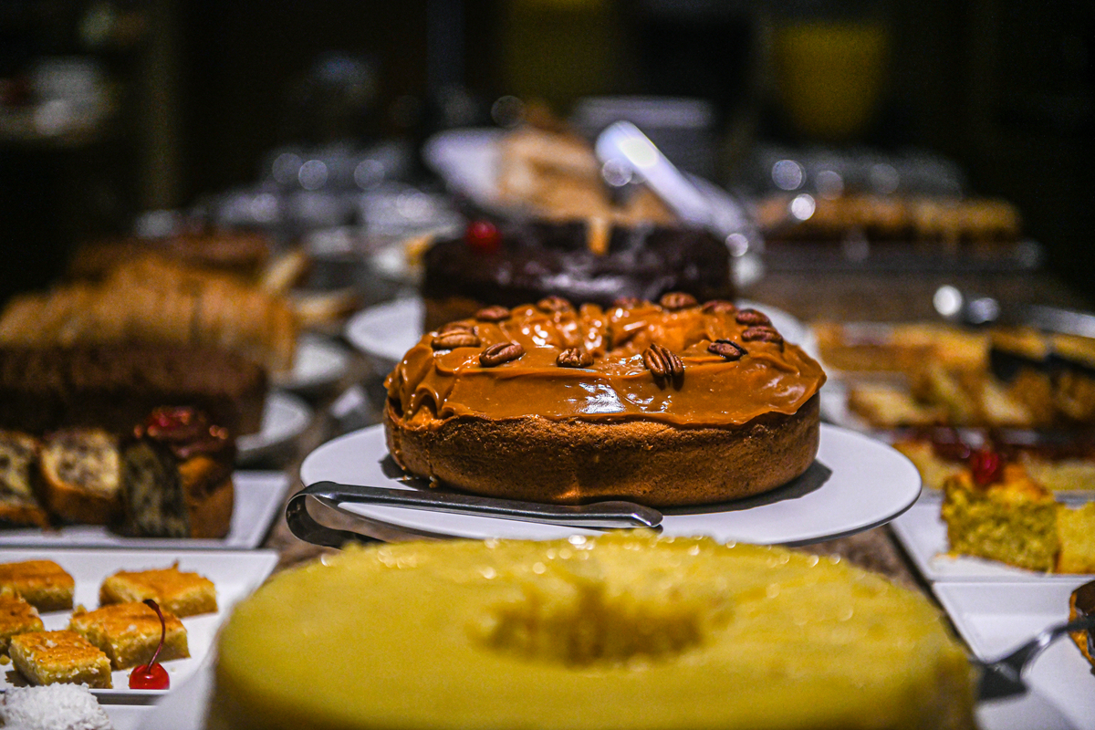 Bolos no café da manha em Gramado. 