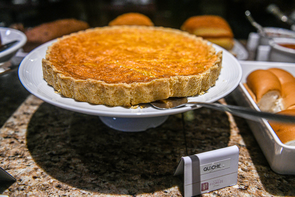 Delicioso Quiche em Gramado. Hotel Fioreze Primo