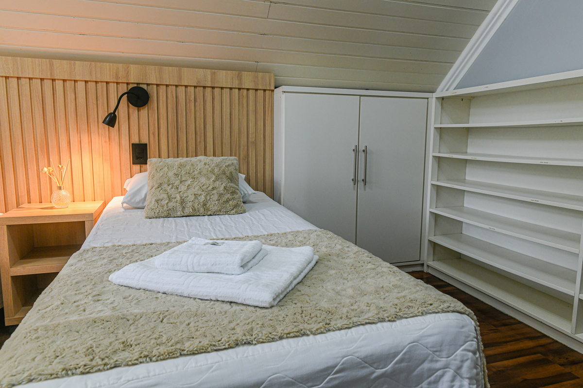 Quarto na Casa Kasper em Gramado 