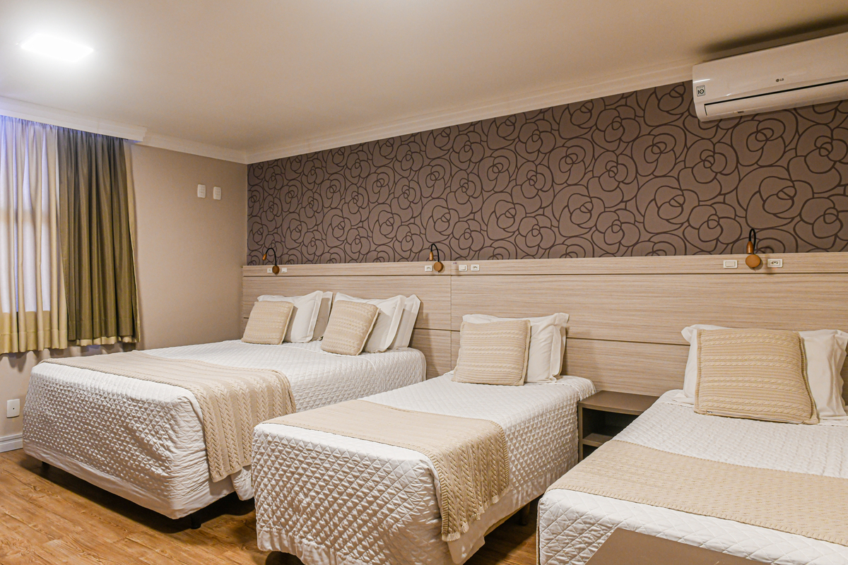 Suite Tripla no Hotel kaster em Gramado. 