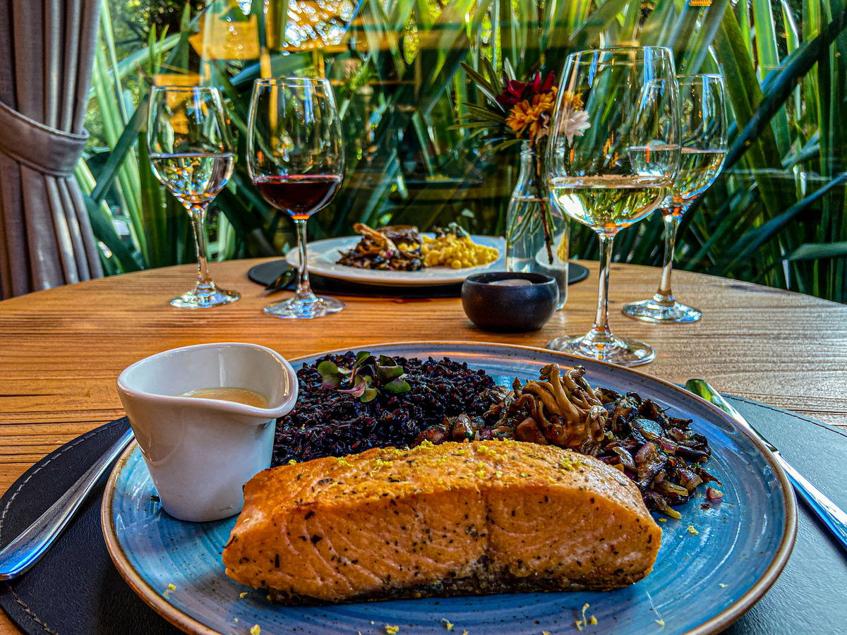 Salmão delicioso em Gramado 