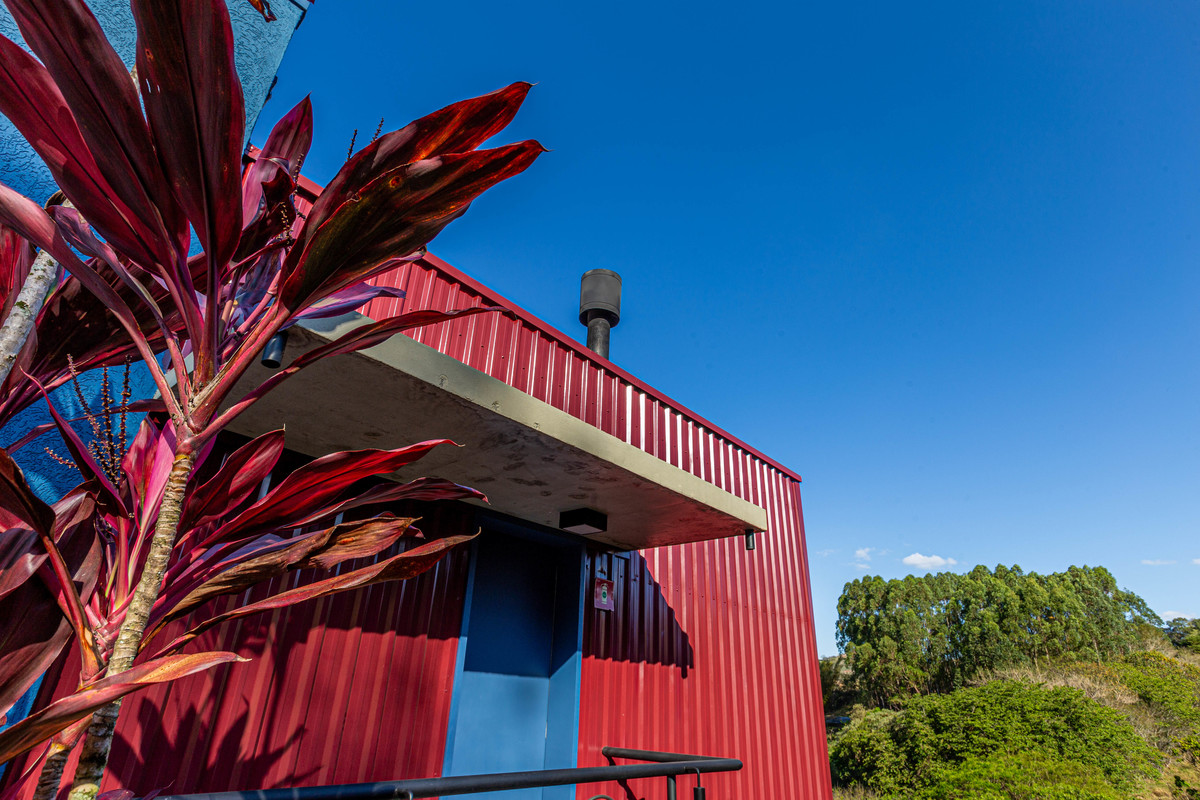 Entrada do container em Cunha 