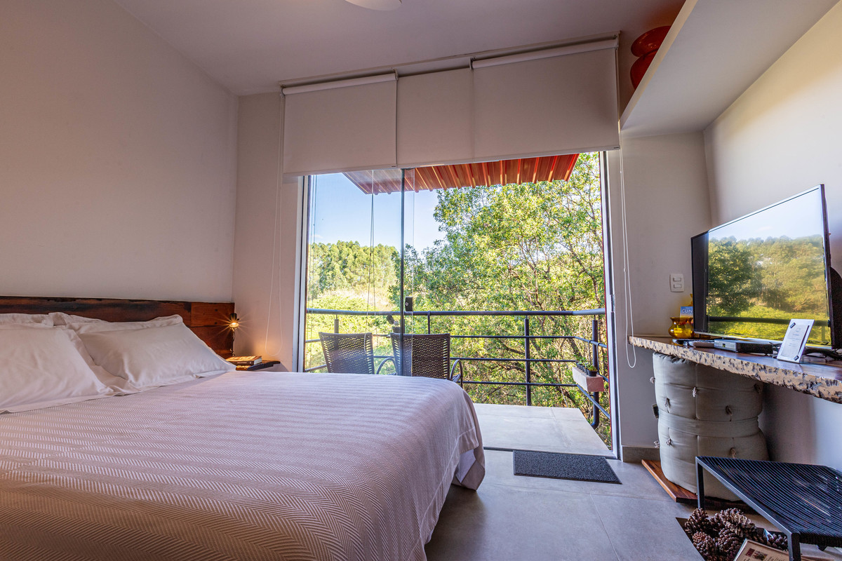 Uma varanda com conforto em Cunha 