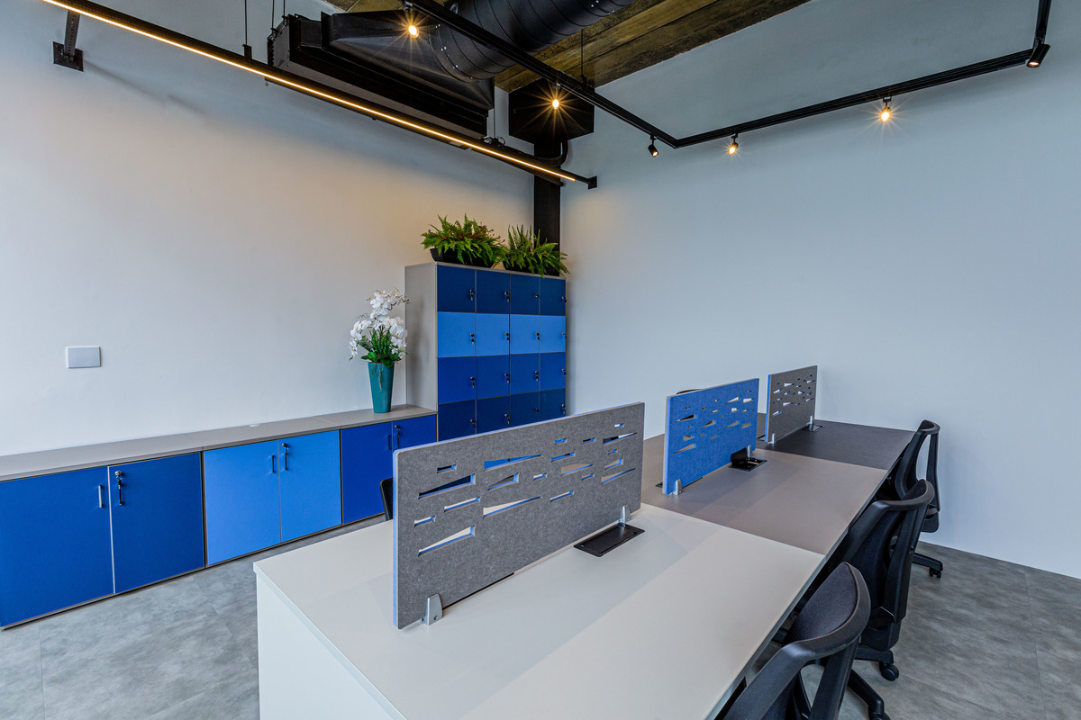 Armários individuais no labore Coworking 