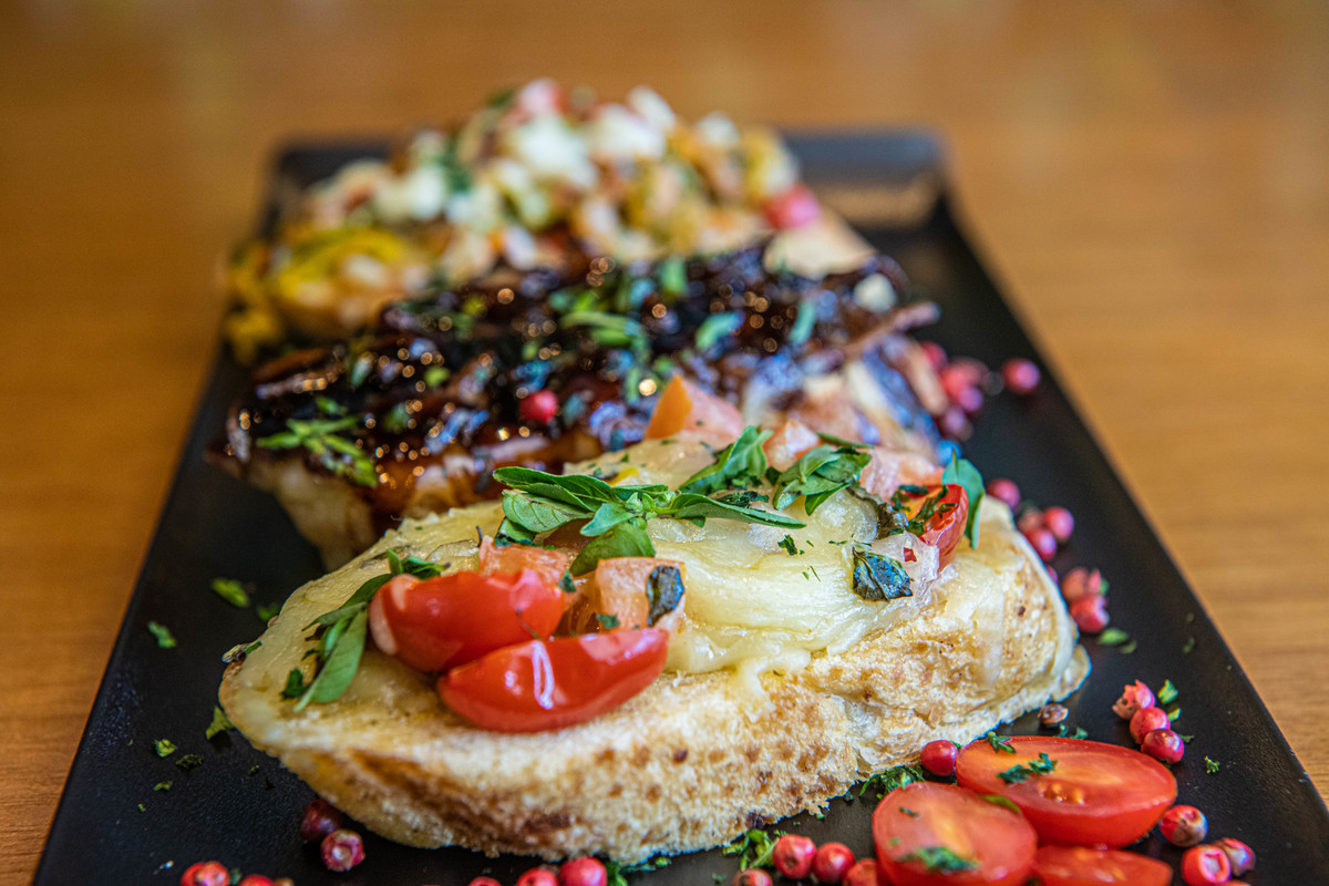 Trio de Bruschettas do Ciao: marguerita, Shitake, al Mare