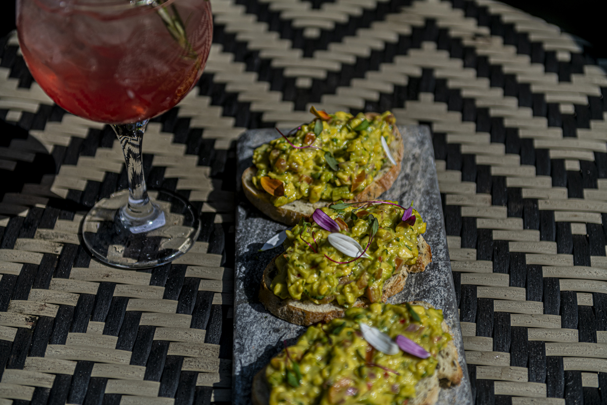 Entradas do menu de verao no Double Tree by Hilton