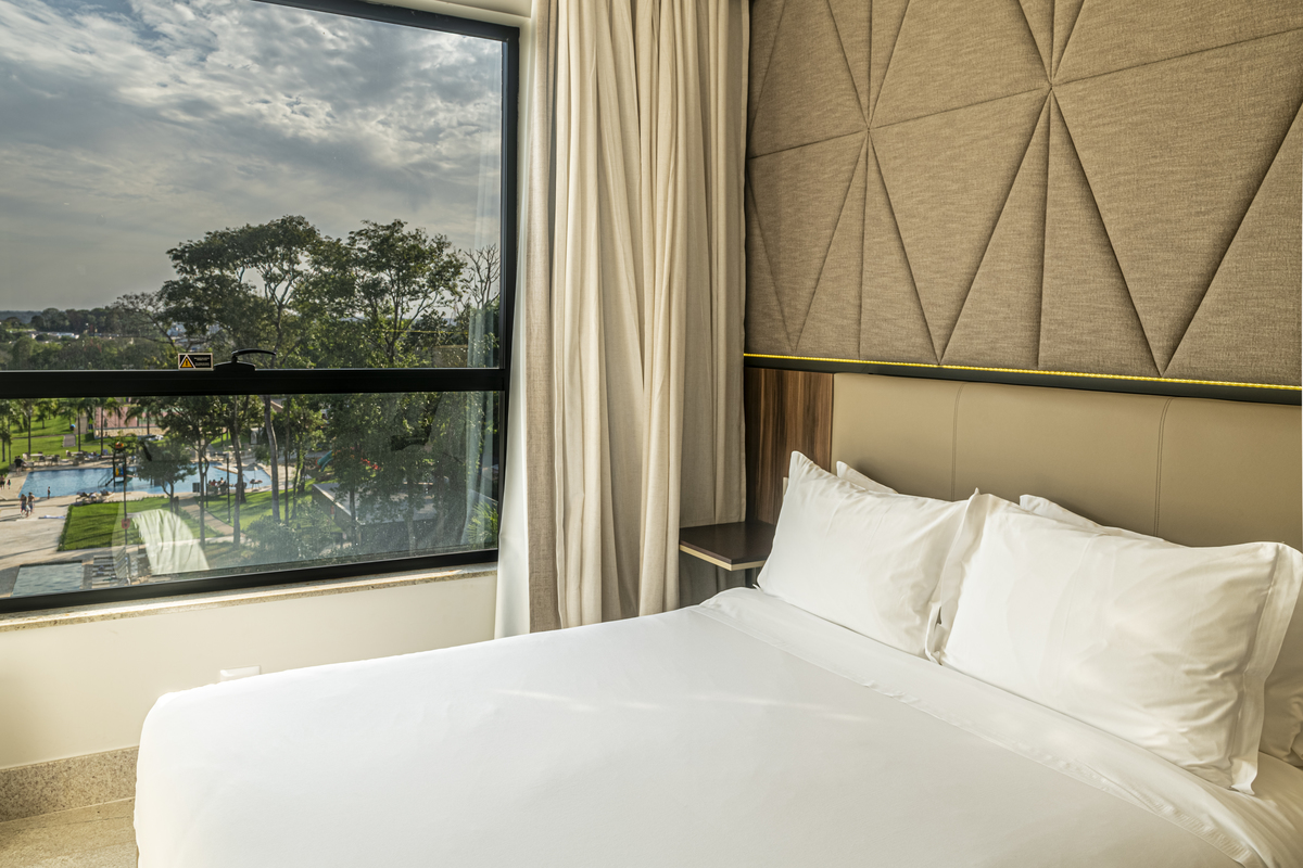 vista do quarto Lobby Double Tree by Hilton