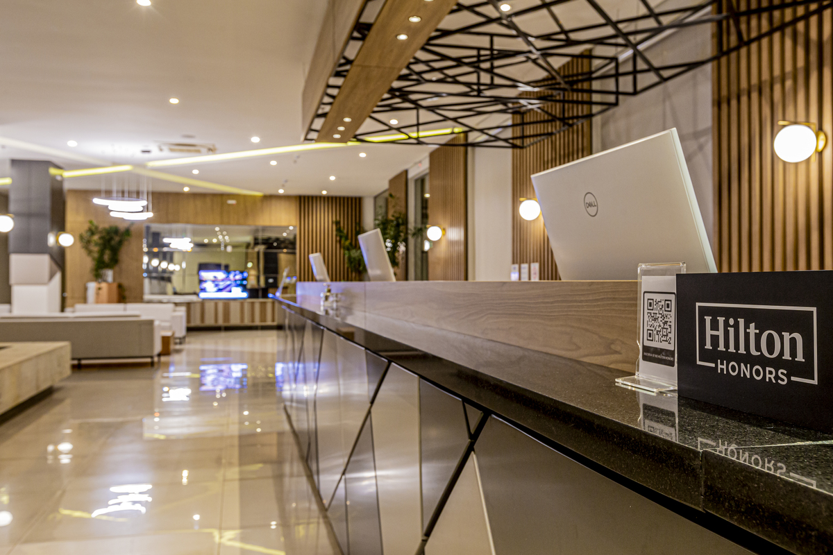 Recepção Lobby Double Tree by Hilton