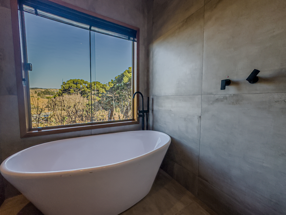 Banheira na natureza 