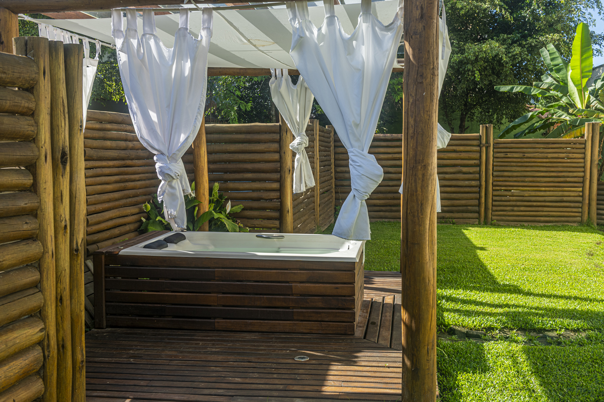 banheira no hotel em Paraty 