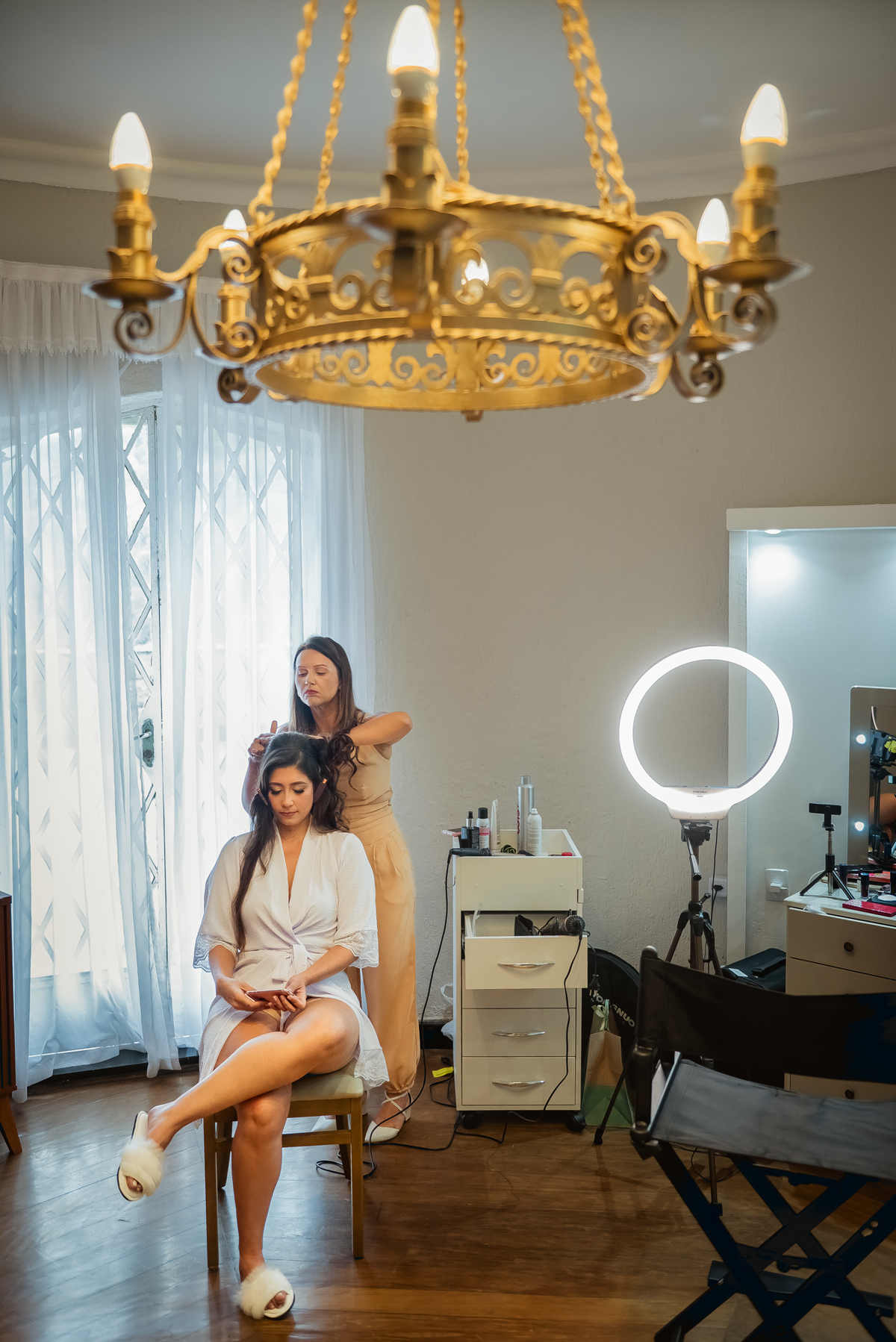 camarim da noiva no castelo country club de petrópolis- RJ