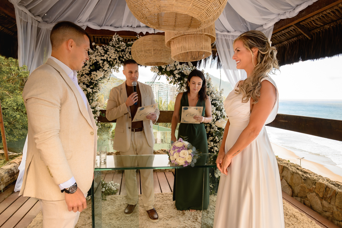 celebração do casamento